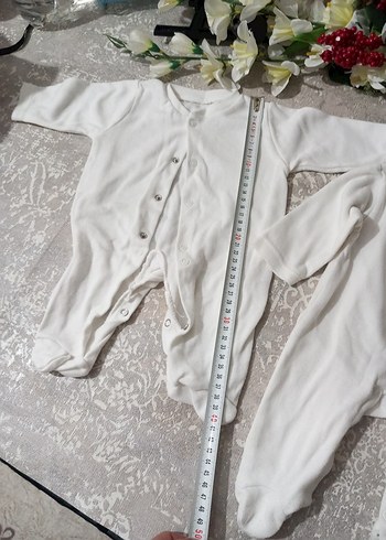 Bebek Erkek Beyaz Hastane Tulumu - Görsel 3