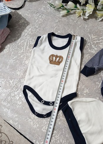 Gri Uzun Kollu Bebek Body - Görsel 2