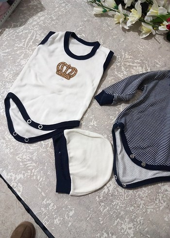 Gri Uzun Kollu Bebek Body - Görsel 4