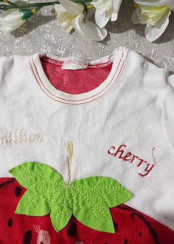 Nakışlı Renkli Kırmızı Fırın Eldiveni - Görsel 4