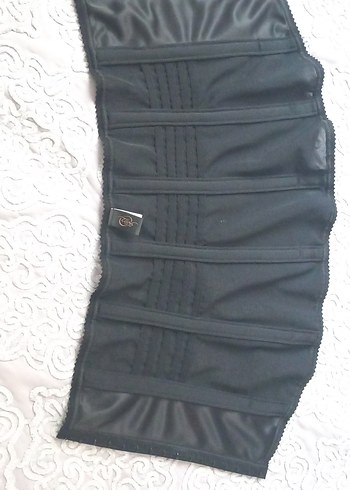 Siyah Düz Kumaş Hemşire Korsesi - Görsel 4