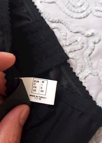 Siyah Düz Kumaş Hemşire Korsesi - Görsel 6