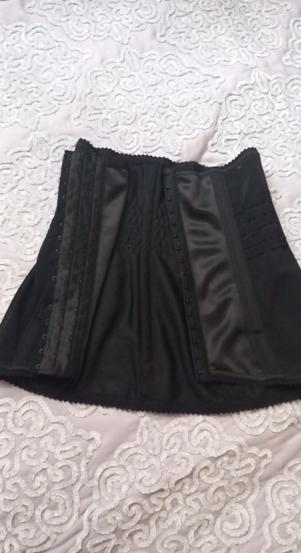 Siyah Düz Kumaş Hemşire Korsesi - Görsel 2