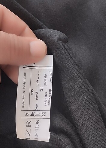 Diğer Önden yırtmaç ve taşlı kadın sweatshirt