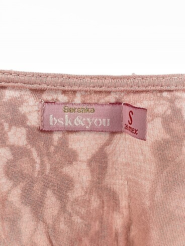 s Beden pembe Renk Bershka Bluz %70 İndirimli.