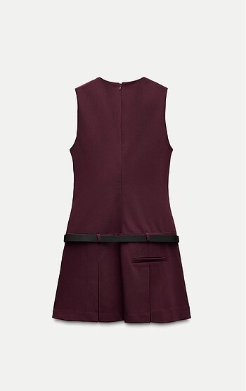 Zara Zara bordo elbise