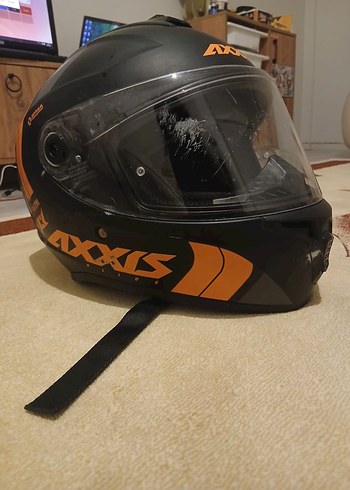 TAM YÜZ KASKI AXXİS DRAKEN - Görsel 4