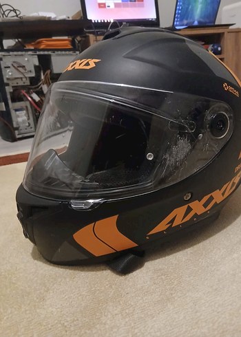 TAM YÜZ KASKI AXXİS DRAKEN - Görsel 3