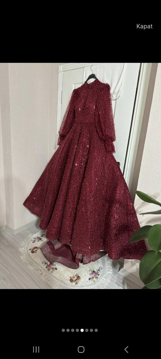 Bordo Nişanlik/kınalik - Görsel 5