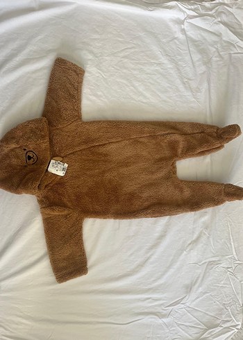 Kahverengi Kürklü Bebek Tulumu - Görsel 3