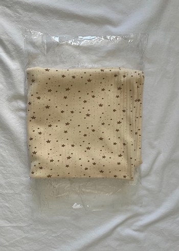 Bej Çocuk Battaniyesi Yıldız Desenli - Görsel 2