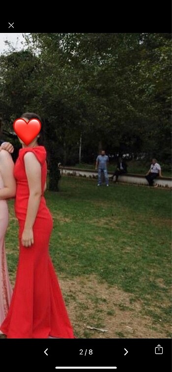 Odrella NAR ÇİÇEĞİ ABİYE ELBİSE