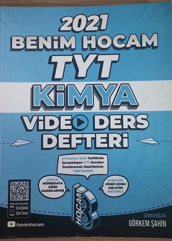  Beden BENİM HOCAM YAYINLARI TYT FİZİK-KİMYA VİDEO DERS DEFTERİ