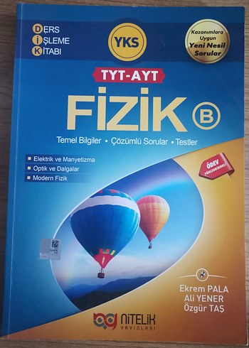  Beden NİTELİK YAYINLARI FİZİK A-B KONU ANLATIMLI SORU BANKASI