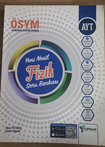 TOPRAK YAYINLARI AYT FİZİK SORU BANKASI
