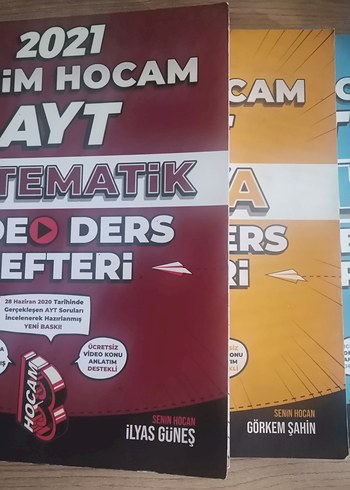 BENİM HOCAM AYT FİZİK-KİMYA-BİYOLOJİ VİDEO DERS NOTU