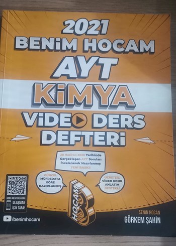 Beden BENİM HOCAM AYT FİZİK-KİMYA-BİYOLOJİ VİDEO DERS NOTU