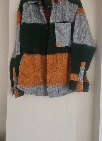 Oversize kışlık gömlek