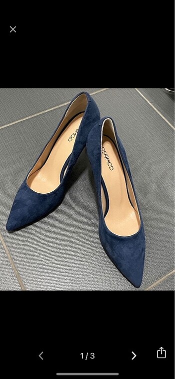 Derimod lacivert stiletto