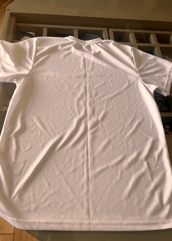 xl Beden Beyaz Baskılı Erkek Spor Tişörtü