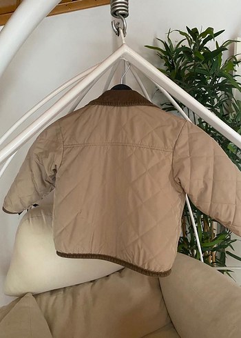 Zara Kahverengi Kürklü Erkek Çocuk Ceketi - Görsel 2