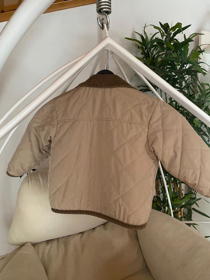 Zara Kahverengi Kürklü Erkek Çocuk Ceketi - Görsel 2