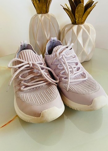 Oysho Mor Bağcıklı Kadın Spor Ayakkabı - Görsel 3