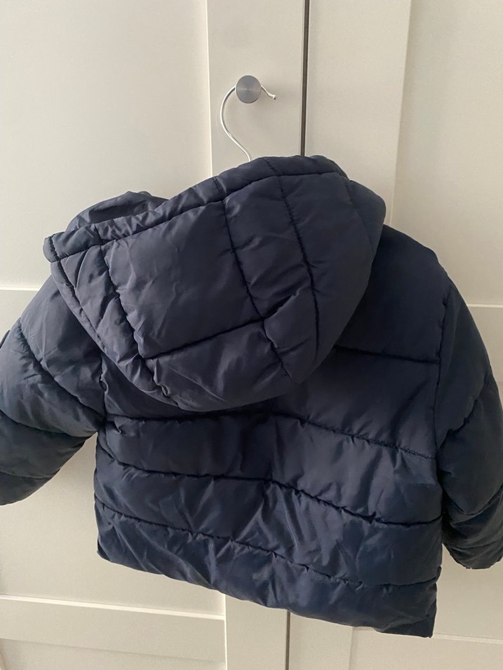 Mango Erkek Çocuk Lacivert Düz Street Wear Mont - Görsel 3