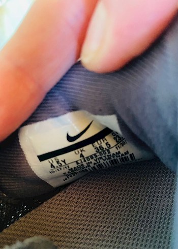 Nike Kadın Gri Bağcıklı Spor Ayakkabı - Görsel 3