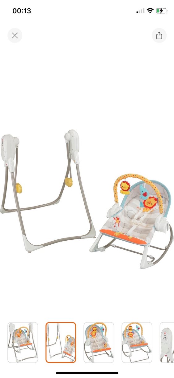 Fisher-Price 3'ü 1 Arada Salıncak ve Ana Kucağı - Görsel 3