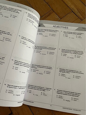  Beden YDT 2025-2026 VOCABULARY TEST KİTABI