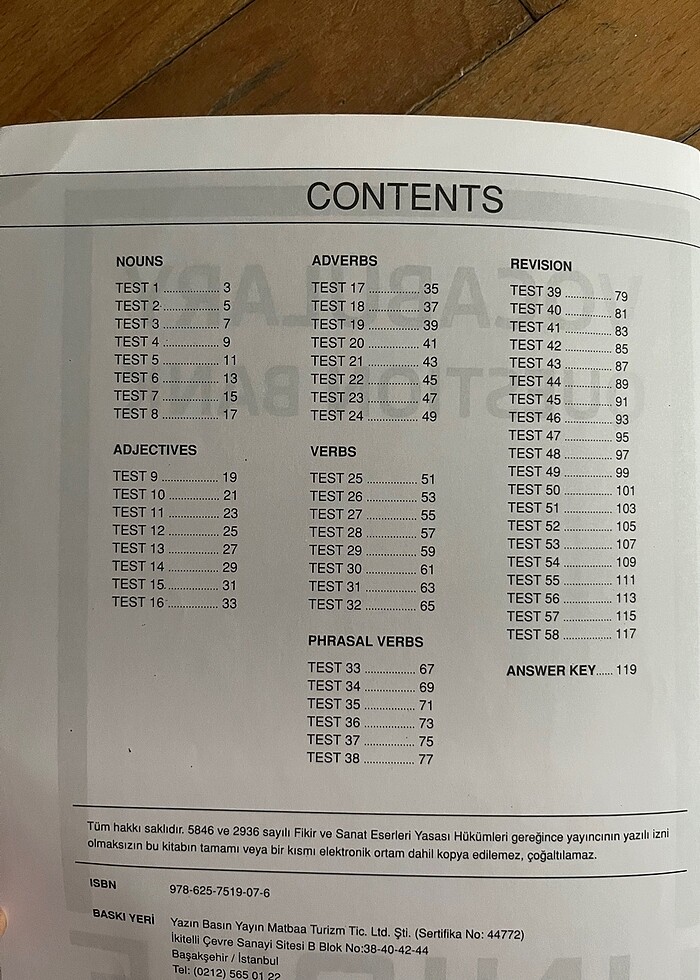 YDT 2025-2026 VOCABULARY TEST KİTABI - Görsel 4