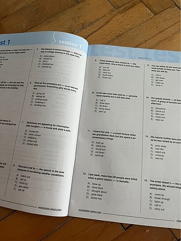 YDT 2025-2026 TEST KİTABI PHRASAL VERBS - Görsel 5