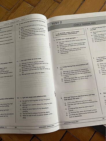 YDT 2025-2026 ÜÇ TANE TEST KİTABI - Görsel 3