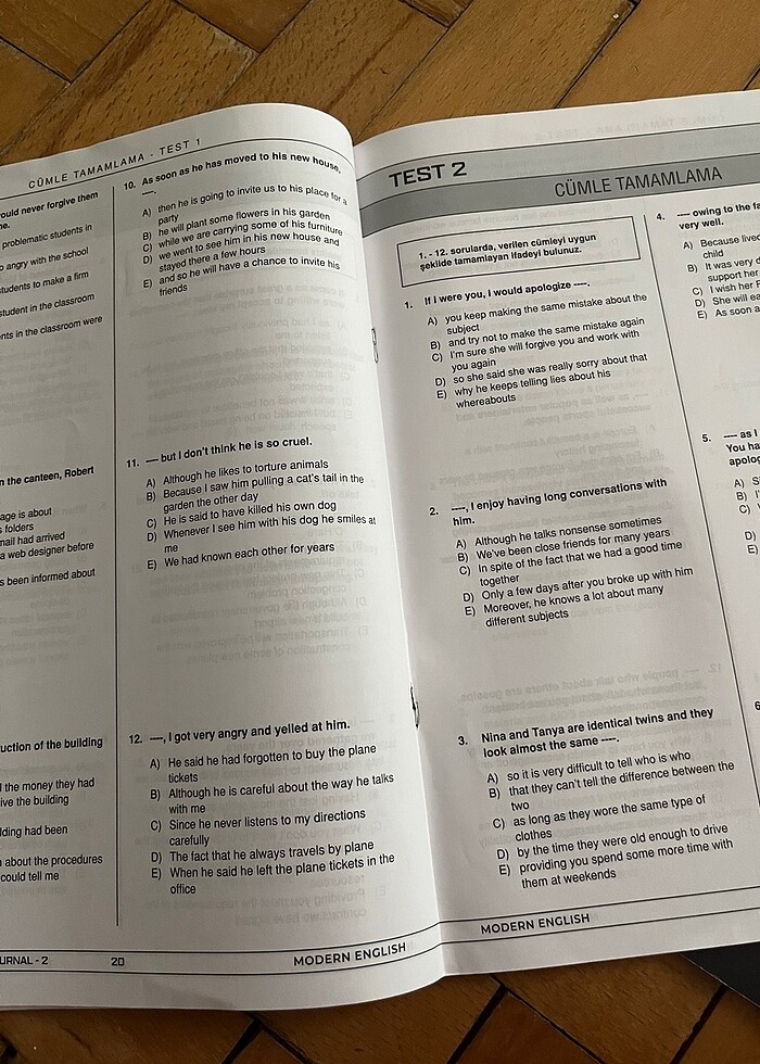 YDT 2025-2026 ÜÇ TANE TEST KİTABI - Görsel 3