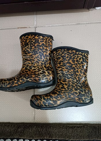 Kız Çocuk Leopar Desenli Bot