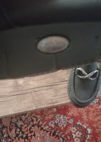 Gri Yılan Desenli Dolgu Topuklu Kadın Babet - Görsel 7