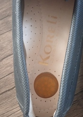 Gri Yılan Desenli Dolgu Topuklu Kadın Babet - Görsel 4