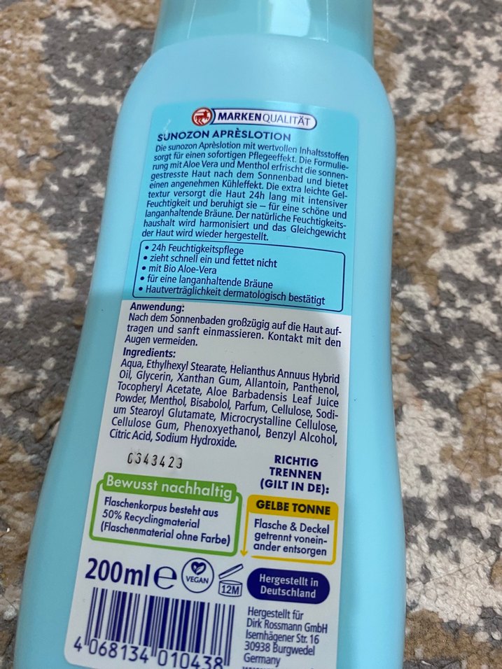 Sun Ozon Apreslotion Güneş Sonrası Losyon - Görsel 3