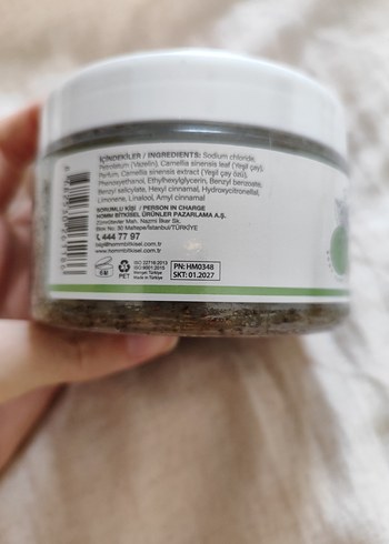 Jasmine Vücut Peelingi - Göl Tuzu & Yeşil Çay - Görsel 2