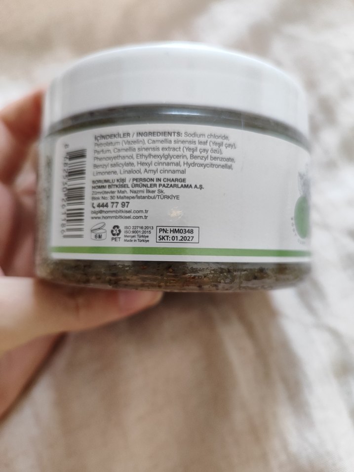 Jasmine Vücut Peelingi - Göl Tuzu & Yeşil Çay - Görsel 2