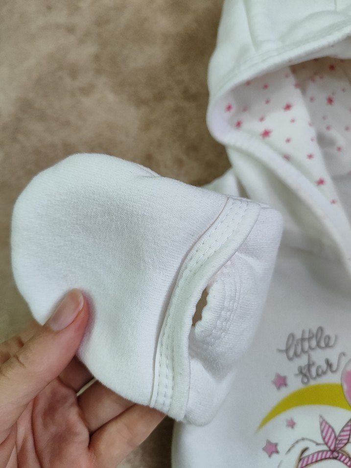 Kapüşonlu kalın Bebek Tulumu - Görsel 4