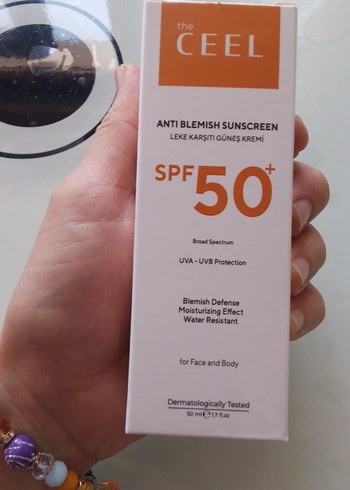 The CEEL SPF 50+ Leke Karşıtı Güneş Kremi