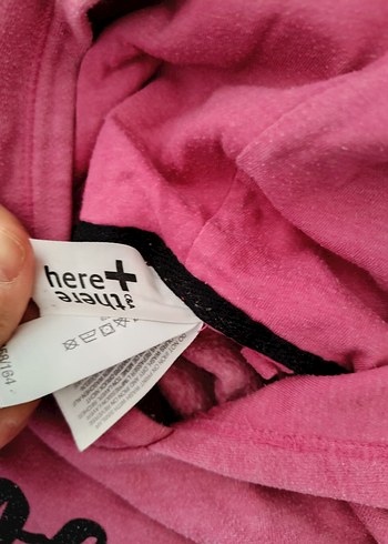 Diğer Kız Çocuk Pembe Baskılı Sweatshirt