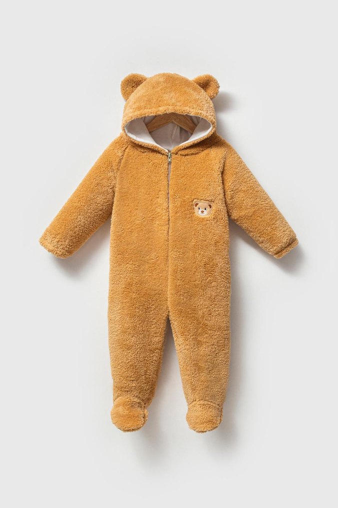 Pembe Kürklü Bebek Kız Tulumu
6-9-12 kalıplar tam bedendir - Görsel 3