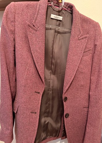 Pembe Düğmeli Kadın Blazer Ceket