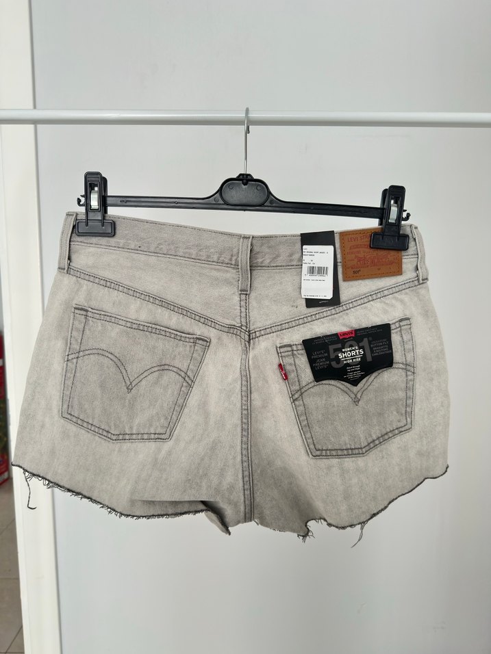 Levi's Gri Mini Denim Şort - Görsel 2