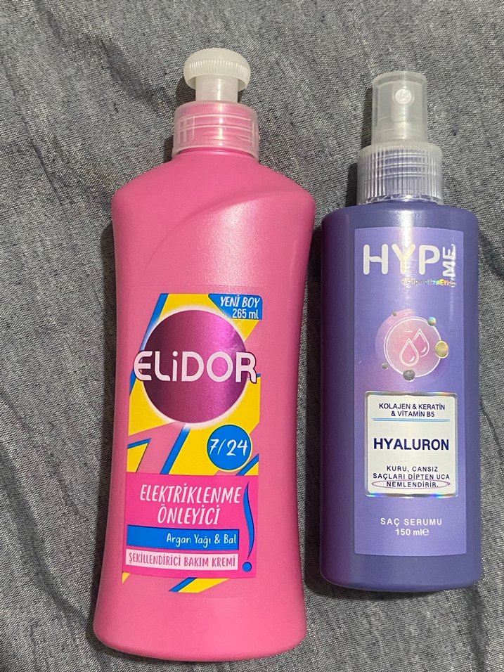 Elidor Elektriklenme Önleyici Saç Kremi ve Hyaluron Saç Serumu - Görsel 2