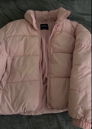 Bershka pembe mont - Görsel 2