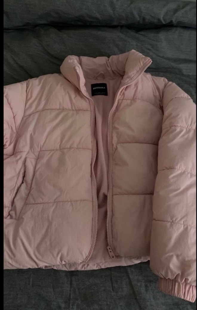 Bershka pembe mont - Görsel 3